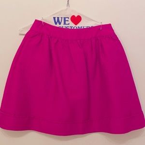 Vivid pink-fuchsia skirt - beautiful shape, high waist